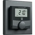 Produktbild: Wandthermostat mit Luftfeuchtigkeitssensor (HmIP-WTH-A) anthrazit
