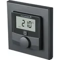 Produktbild: Homematic IP Wandthermostat mit Luftfeuchtigkeitssensor anthrazit HmIP-WTH-A