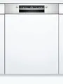 Produktbild: Bosch SMI2ITS33E Serie 2 Geschirrspüler Teilintegriert, 60 cm, Edelstahl, 92 kWh pro 100 Zyklen, 12 MGD, Extra Trocknen, VarioBesteckkorb, Home Connect