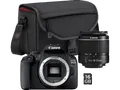 Produktbild: CANON EOS 2000D Kit + Tasche SB130 und Speicherkarte SD 16GB Spiegelreflexkamera, 24,1 Megapixel, 18-55 mm Objektiv (EF-S), WLAN, Schwarz