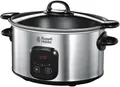 Produktbild: Russell Hobbs MaxiCook Slow Cooker 6 l silber/grau 200 W, herausnehmbarer Topf.