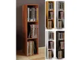Produktbild: VCM Holz Schallplatten Regal Stand Regal mit 3 Fächer für 100 Schallplatten Maße: H. 107 x B. 34 x T. 30 cm - Platto