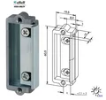 Produktbild: effeff Assa Abloy Türöffner-Austauschstück 1410 Fafix universal DIN links/rechts