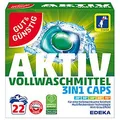 Produktbild: GutundGünstig Waschmittel Vollwaschmittel Aktiv, 3in1 Caps, 0,54 Liter, Waschladungen 22