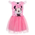 Produktbild: DISNEY Minnie Mouse rosa Tüllkleid mit kurzen Ärmeln, Mädchenkleid 8-9 Jahre