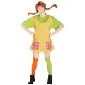 Produktbild: Maskworld Kostüm Pippi Langstrumpf Kostüm - Faschingskostüm Damen, Original Pippi Langstrumpf Kostüm für Damen gelb XL