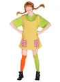 Produktbild: Maskworld Pippi Langstrumpf Kostüm für Erwachsene 4-teilig - offizielle Lizenz Filmkostüm - Faschingskostüm Damen Karneval Verkleidung - XL
