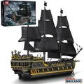 Produktbild: Mould King Black Pearl Piraten Schiff 13186