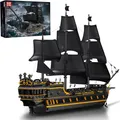 Produktbild: Mould King 13186 Piratenschiff Black Pearl II