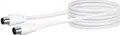 Produktbild: Schwaiger Antennenkabel 90 dB 5,0m IEC Stecker Buchse 75 Ohm Weiß, 5m