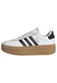 Produktbild: Adidas Unisex Kinder VL Court Bold Shoes JUNIOR, Cloud White/Core Black/Gum, 36 2/3 EU