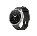 Produktbild: Amazfit Active 2 Round Premium, HYROX-Modus, Black Leather Smartwatch Smartwatch