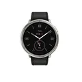 Produktbild: AMAZFIT Active 2 Round Smartwatch Edelstahl Leder, 20 mm, Black