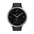 Produktbild: Amazfit Active 2 Round Premium - Black Leather Smartwatch