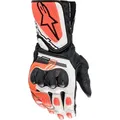 Produktbild: Alpinestars SP-8 V3, Handschuhe - Schwarz/Weiß/Neon-Rot - M