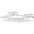 Produktbild: Relaxdays Weinglashalter Schrankeinsatz Eisen Silber 4-reihig 8,5 cm x 34,5 cm x 26 cm