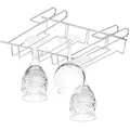Produktbild: Relaxdays Weinglashalter, Silber, Metall, 34.5x8.5x26 cm, Kochen, Küchenhelfer, Sonstige Küchenhelfer