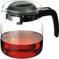 Produktbild: Bohemia Cristal Matura, Einzelne Teekanne, 650 ml, Schwarz, Transparent, Glas, Metall, Kunststoff, 120 mm - Schwarz/Transparent