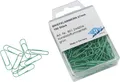 Produktbild: WEDO Büroklammern kunststoffummantelt Länge: 27 mm grün 100 Stück
