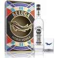 Produktbild: Beluga Noble Vodka 40% Vol. 0,7l in Geschenkbox mit blauem Glas