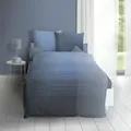 Produktbild: Kaeppel Mako-Satin Bettwäsche Master 155x220 cm + 80x80 cm | taube - blau
