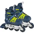 Produktbild: Inline Skates Comfort Gr. 35-40, Inline-Skates blau/gelb
