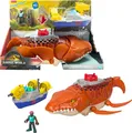 Produktbild: ​Fisher-Price Imaginext Jurassic World Rebirth Aquachomp Chase Mosasaurus 18-inc