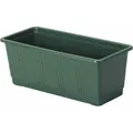 Produktbild: Geli Blumenkasten Standard, eckig, 60x17,5x14,5 cm, aus Kunststoff in grün (17.50 cm) (803 060 11)