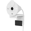 Produktbild: Logitech Brio 300 Full HD Webcam - OFF-WHITE, USB-C Anschluss, Integriertes Mikrofon, Abdeckblende, Monitor-/Notebook-Halterung