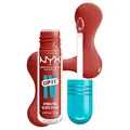 Produktbild: NYX Professional Makeup Feuchtigkeitsspendender Lipgloss und Lip Stain, 2 in 1, Bis zu 12 Stunden Pflege, Lip IV Hydrating Gloss Stain, Langanhaltender Lip Tint, Farbe: Burst That Thang!