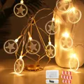 Produktbild: Lichterkette Innenbereich dekorative Lichter 4,1 m 15 LED USB wiederaufladbar Ba