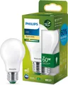 Produktbild: Philips LED Classic ultraeffizient E27 60W matt warmweiß Energieklasse A Lampe
