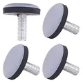 Produktbild: cyclingcolors 4X möbelgleiter mit Gewinde teflongleiter gewindegleiter stellfüße PTFE einstellfuß (M8)