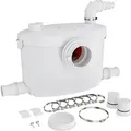 Produktbild: XPOtool 4/1 Kleinhebeanlage 400 W mit Häcksler, Hebeanlage bis 8,5 m Höhe, Abwasserhebeanlage mit 4 Einlässen, Fäkalienhebeanlage für WC und D...