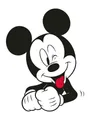 Produktbild: Komar Bild Mickey Mouse Funny, Disney (1 St), Wandbild zur Dekoration im Kinderzimmer - ohne Rahmen