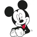 Produktbild: Komar Wandbild Mickey Mouse Lines 30 x 40 cm