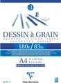 Produktbild: Clairefontaine 96624C - Zeichenblock Dessin à grain, kopfseitig geleimt, gekörnt