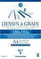 Produktbild: Zeichenblock A4 verleimt, 21x29,7cm, 180g, 30 Blatt