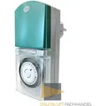 Produktbild: REV - Zeitschaltuhr, mechanisch, 48 Zeiten/Tag, 30Min., grau/grün