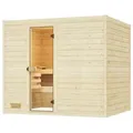 Produktbild: Weka Sauna Valida Gr. 4 mit Glastür - Massivholzsauna 38 mm Ohne Ofen