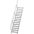 Produktbild: MUNK Treppe 45°  inkl. einen Handlauf, 800mm Stufenbreite, 15 Stufen