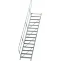 Produktbild: MUNK Aluminium-Treppe Stufen 45° 15 Stufen