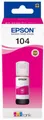Produktbild: Epson Original Drucker Tinte 104 EcoTank ET 2710 2711 2720 2726 4700 2712 rot