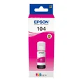 Produktbild: ORIGINAL EPSON 104 ECOTANK NACHFÜLL TINTE MAGENTA - C13T00P340 - MHD 2028