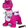 Produktbild: P!nk Hüpftier Dino mit Flügel HoppyDoo pink mit Pumpe (466008)