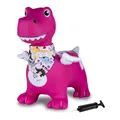 Produktbild: Jamara Hüpftier Dino mit Flügel HoppyDoo mit Pumpe pink