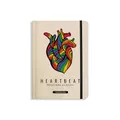 Produktbild: Matabooks, nachhaltige und vegane Notizbücher A5 aus Süßgraspapier, Nari, 138 Seiten, Natur, Handmade, Made in Germany (Heartbeat)