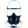 Produktbild: 3M Nitril-Handschuhe Halbmaske 4251+BC1 blau/weiß blau