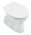 Produktbild: Villeroy & Boch O.novo Tiefspül-WC DirectFlush bodenstehend ohne Spülrand 360 x 550 x 390 mm - Weiß Alpin - 7618R101
