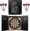 Produktbild: Home Darts Center | Komplettes Home Dart Board Center inkl. Schrank Dartschei...